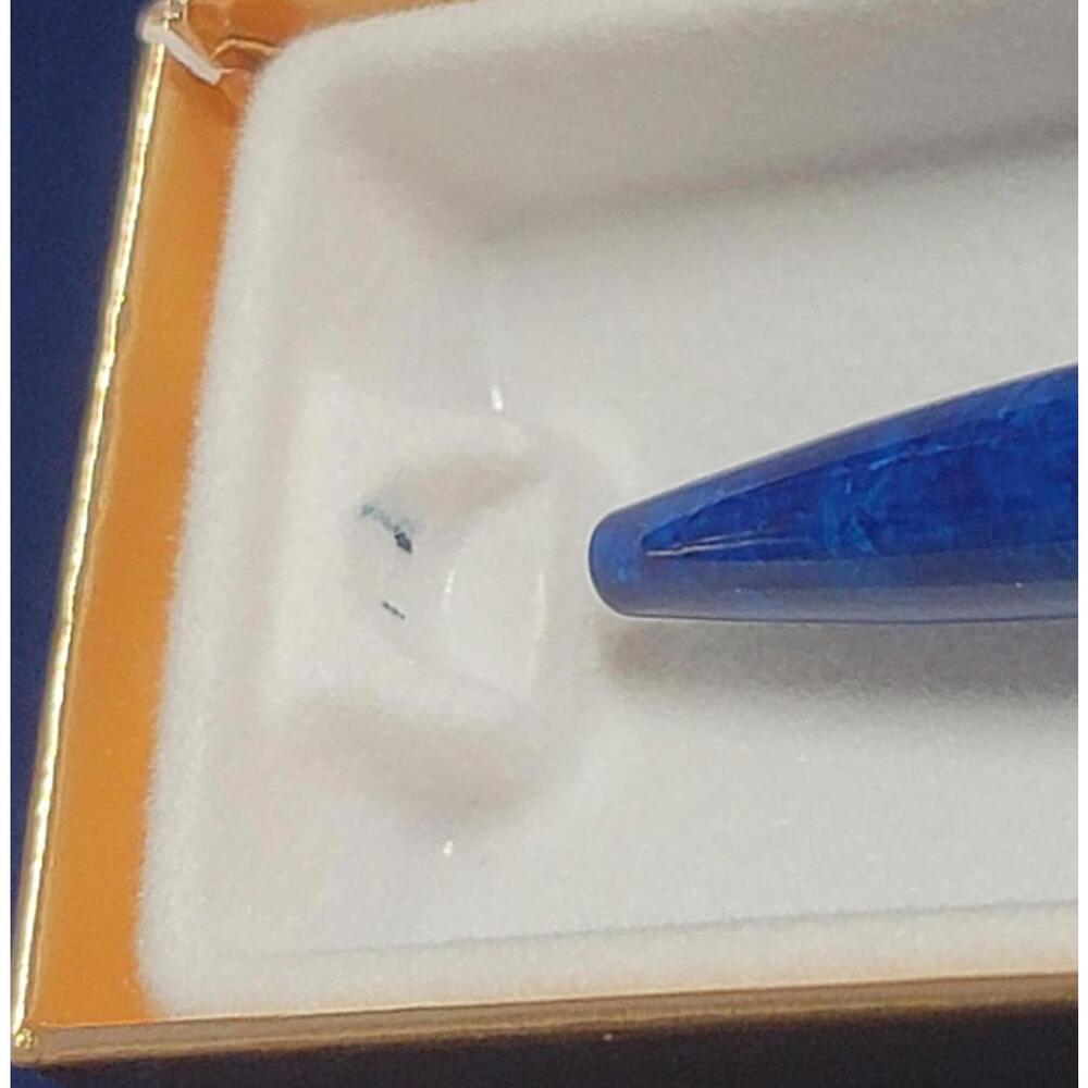 Waterman Paris Blue Ballpoint pen w/ Gold Trim – Tested - Black Ink - Picture 5 of 10